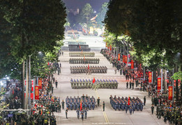 Ấn tượng hình ảnh 16.300 chiến sĩ nhịp bước quân hành tại Quảng trường Ba Đình