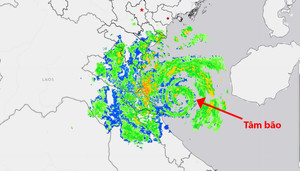 Bão số 5 có thể giảm về cuối cấp 13, đầu 14 khi áp sát bờ biển Hà Tĩnh - Nghệ An
