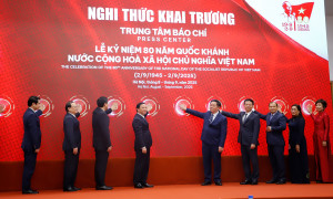 Khai trương Trung tâm Báo chí Lễ kỷ niệm 80 năm Quốc khánh, hoạt động từ 26/8