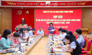 Ứng dụng Face ID, phòng họp không giấy tại Đại hội Đảng bộ các cơ quan Đảng TƯ