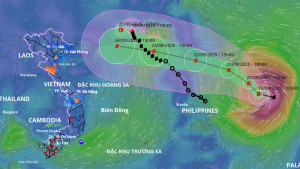 Bão Ragasa đang tiến vào Biển Đông có thể thành siêu bão, giật trên cấp 17 