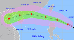 Bão Ragasa mạnh cấp 17 khi vào Biển Đông, có thể trực tiếp ảnh hưởng Bắc Bộ