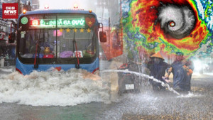 Dự báo thời tiết 24/9: Siêu bão Ragasa giảm cấp nhanh, miền Bắc mưa như trút