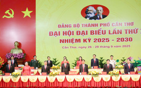 Đại hội Đảng bộ Cần Thơ: Xây dựng cực tăng trưởng quốc gia dẫn dắt cả vùng