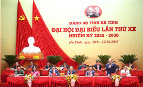 Khai mạc Đại hội đại biểu Đảng bộ Hà Tĩnh lần thứ XX