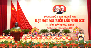 Khai mạc Đại hội đại biểu Đảng bộ Nghệ An lần thứ XX