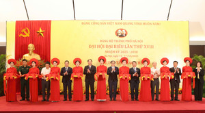 Khai trương Trung tâm báo chí phục vụ Đại hội Đảng bộ TP Hà Nội lần thứ XVIII