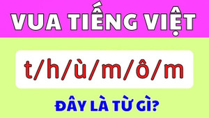 Thử thách 10 giây tìm ra đáp án câu đố vua Tiếng Việt