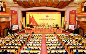 Toàn cảnh Đại hội đại biểu Đảng bộ tỉnh Lạng Sơn