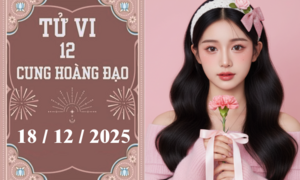 Tử vi 12 cung hoàng đạo ngày 18/12: Sư Tử hạnh phúc, Thiên Bình áp lực 