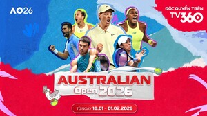 TV360 đưa Australian Open độc quyền từ 2026-2029 đến với khán giả Việt
