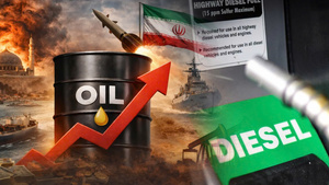 Xung đột Mỹ - Iran đẩy giá dầu diesel bứt tốc dữ dội