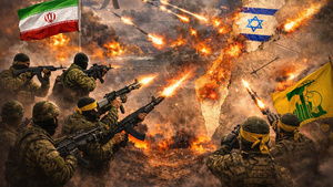 Iran và Hezbollah hợp lực ồ ạt phóng tên lửa, UAV vào Israel