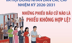 Bầu cử Quốc hội và Hội đồng Nhân dân: Những phiếu bầu cử nào không hợp lệ?