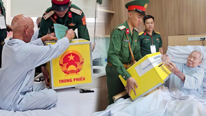 Những lá phiếu từ giường bệnh trong ngày bầu cử đặc biệt ở TP.HCM