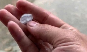 Xã miền núi ở Đà Nẵng xuất hiện mưa đá kéo dài hơn 10 phút