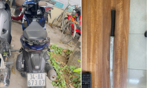 Bắt giữ 6 nghi phạm mang hung khí dàn cảnh cướp xe máy trên đường phố Hải Phòng