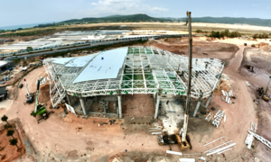 Cận cảnh công trường dự án mở rộng sân bay Phú Quốc phục vụ APEC 2027