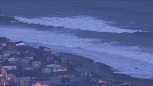 Sóng thần xuất hiện, động đất ở Nhật Bản có thể kéo dài 1 tuần