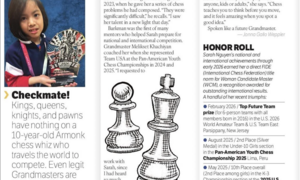 Kỳ thủ nhí cờ vua gốc Việt 10 tuổi gây chú ý trên tạp chí Mỹ