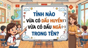 Thử thách địa lý: Tỉnh nào vừa có dấu huyền vừa có dấu ngã trong tên?