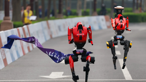 Robot hình người bức tốc xác lập kỷ lục tại giải chạy bán marathon