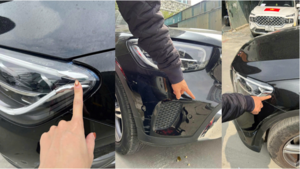 Giám định lại Mercedes-Benz GLC 200 bị cào xước, thiệt hại tăng lên 83,5 triệu