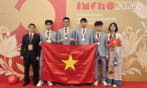 Việt Nam có thí sinh đứng thứ 2 thế giới Olympic Hóa học 'khó nhất hành tinh'