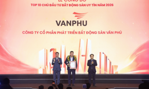 Văn Phú lần thứ 4 liên tiếp đạt top 10 chủ đầu tư Bất động sản uy tín