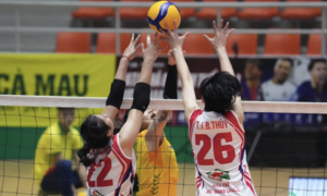 Xác định 2 đội vào chung kết bóng chuyền nữ Cúp Hùng Vương 2026