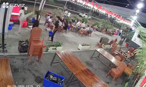 Xác minh clip người đàn ông hành hung nữ quản lý quán nhậu ở Nha Trang