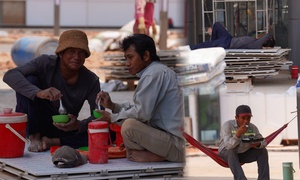 'Bữa cơm nhanh, giấc ngủ vội' giữa nắng gắt ở đại công trường sân bay Long Thành