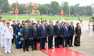 Lãnh đạo Đảng, Nhà nước vào Lăng viếng Chủ tịch Hồ Chí Minh