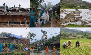 Mưa đá, dông lốc thổi bay 244 mái nhà, Lào Cai thiệt hại khoảng 10 tỷ đồng