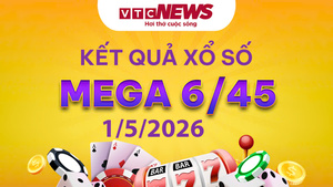 Vietlott 1/5 - Kết quả xổ số Vietlott hôm nay 1/5/2026 - Xổ số Mega 6/45