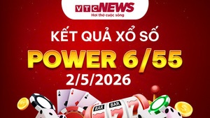 Vietlott 2/5 - Kết quả xổ số Vietlott hôm nay 2/5/2026 - Xổ số Power 6/55 