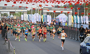 Cần Giờ đẹp mê hoặc trong ngày tranh tài VnExpress Marathon Green Paradise 2026