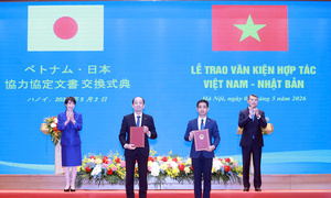 Việt Nam- Nhật Bản trao nhiều văn kiện hợp tác quan trọng