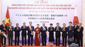Nhật trao Huân chương Mặt trời mọc cho nguyên lãnh đạo Đảng, Nhà nước Việt Nam