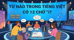 Từ nào trong tiếng Việt có 12 chữ 'i'?