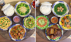 30 mâm cơm mùa hè thanh mát, dễ nấu của mẹ đảm Hà Nội