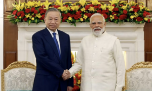 Tổng Bí thư, Chủ tịch nước Tô Lâm và Thủ tướng Ấn Độ Narendra Modi gặp hẹp