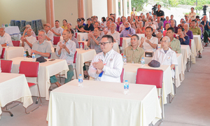 250 người có công và thân nhân người có công được khám, tư vấn sức khỏe miễn phí