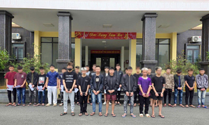 Khởi tố 25 thanh thiếu niên tụ tập hỗn chiến ở Tuyên Quang