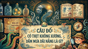 Đáp án câu đố: Con gì có thịt không xương, dằm trong nắng dãi?