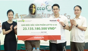 Nam nhân viên ngân hàng mất ngủ cả đêm vì trúng độc đắc hơn 23 tỷ