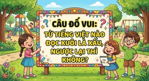 Từ tiếng Việt nào đọc xuôi là xấu, ngược lại thì không?