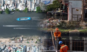 Hiện trạng nhà ven kênh rạch ở TP.HCM trước đợt hồi sinh 'kênh chết' quy mô lớn