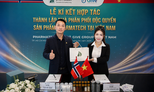Give Group trở thành nhà phân phối độc quyền Pharmatech AS tại Việt Nam