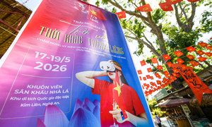 Không khí trước ngày mở cửa trải nghiệm VR 'Trở về thời khắc thiêng liêng' ở Nghệ An